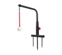 Golf Training Aid - Adjustable Height Alignment Stand, Swing Speed Trainer | Golfers Practice Equipment For Men, Game Golfing Garden Outdoor, Durable Portable Golf Swing Improvement Tool For Backyard