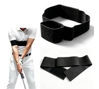 Golf Training Aid,Adjustable Swing Correcting Arm Band,Golf Arm Correction Strap,Elastic Golf Swing Trainer,for Beginners to Improve Swing Stability,Driving Range Training andOn-course SkillRefinement