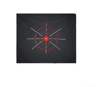Golf Training Aid Hitting Target Cloth Large Mercerized Velvet Mat With S Hooks For Backyard Net Cage Indoor Practice