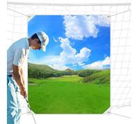 Golf Training Aid Portable Folding Training Equipment | Replacement Cloth for Golf Net - for Home, Garden, Lawn, Playground, School, Garage, Indoor and Outdoor