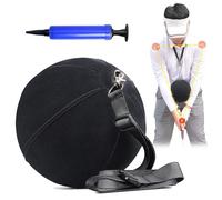 Golf Training Aid, Smart Ball for Golf Swing Trainer, Inflatable & Portable Golf Training Equipment for Straight Arm, Indoor Golf Practice Tools to Correct Posture - Amend Chicken Wing for Beginners