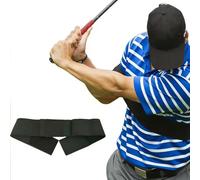 Golf Training Aid Sure Connector Hanger Swing Correction Arm Band Tension Belt Posture Corrector Trainer Kit Device Bands Lagshot Cord Triangle Versatile Hand Positioning Improving Golfers(1pc)