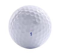 Golf Training Ball - Double Layer Golf Practice Ball - Unique Alignment | Rod Head - Practice Aid for Beginners - Slow Swing & Putting Improvement - Durable Golfs Swing Assist Accessory for Women Men