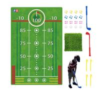 Golf Training Mat,Interactive Chipping Mat | Golf Chipping Game for Child,for Youth Teens Athletes Cyclists Golfers Wife Husband Son Daughter Family