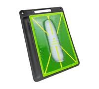 Golf Training Mat - Path Detection Putting Pad for Garage Driving Range Course Club | Golf Swing Mat with Integrated Ball Tray, Non-Slip Base, Visual Alignment Guide for Practice and Skill Improvement