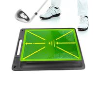 Golf Training Mat - Rubber 44x31x1cm | Golf Mat, Hitting Mesh for Swing Practice | Trajectory Tracking Pad Indoor Outdoor Home