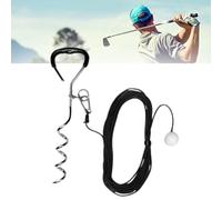 Golf Training Tool for Drivers & Irons, Golf Swing Trainer Golfball on A Tether for Backyard Practice Warm-up, Useful Accessories for Increased Power And Accuracy, Experience Balls Flight