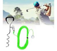 Golf Training Tool For Drivers & Irons,Golf Swing Trainer With A Real Golfball On A Tether For Backyard Practice Warm-Up,Golf Rope Swing Trainer Training Aid,For Beginners To Quickly Practice Swing
