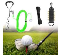 Golf Training Tool for Drivers & Irons, Practice Your Golf Swing on a Tether for Backyard Practice Warm-Up, for Beginners to Quickly Practice Swing in The Backyard, for Increased Power and Accuracy