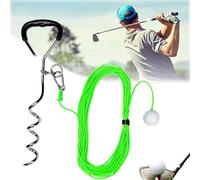 Golf Training Tool For Drivers & Irons,Swing Away Golf Ball On A Rope,Portable Golf Training Tool For Drivers And Irons For Backyard Practice,Weighted Golf Swing Trainer Aid For Practice