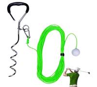 Golf Training Tool, Weighted Golf Swing Trainer with Real Golf Ball on a Tether, Portable GolfTraining Tool for Backyard Practice, Training Aid for Power and Accuracy