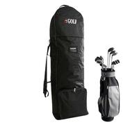 Golf Travel Bag | Golf Club Storage Travel Protective Cover with Adjustable Shoulder Strap, Wheeled Bag for Subway Transport Train Aircraft