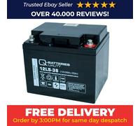 Golf Trolley Battery 12V 38Ah lead fleece battery / AGM VRLA with VdS