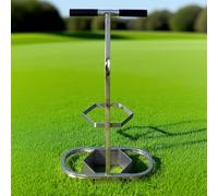 Golf Turf Repair Tool, Heavy-Duty Hexagonal Sod Trimmer with Ergonomic Double Handles, Stainless Steel Green Repair and Lawn Care Tool, Sharp Blade
