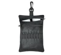 Golf Utility Pouch,7.87x5.51 Inch Large Capacity Clip Zippered Gear Pockets | Golf Tee Ball Valuables Bag | for Adults Lovers Family Professionals Enthusiasts Beginners