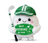 Golf Valentines Gift for Him Men Husband from Wife - To My Husbnd Handmade Crochet Golf Ball, Small Cute Birthday Anniversary Present for Men, Romantic I Love You Valentines Gift for Boyfriend Husband