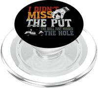 Golf Vintage Retro I Didn’T Miss The Put The Ball Just PopSockets PopGrip for MagSafe