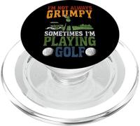 Golf Vintage Retro I'm Not Always Grumpy Sometimes I'm PopSockets PopGrip for MagSafe