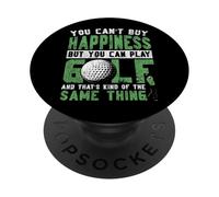 Golf Vintage You Can't Buy Happiness But You Can Play Golf PopSockets Adhesive PopGrip