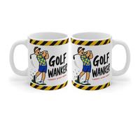 Golf W*nker Mug - Funny Hobby Mug, Rude Funny, Novelty, Gift | Dishwasher and microwave safe, 11oz ceramic, printed both sides