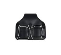 Golf Waist Bag, PU Leather Pouch with Dual Detachable Ball Clip for Golf