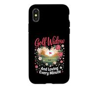 Golf Widow and Loving Every Minute Golf Golfer Case for iPhone X/XS