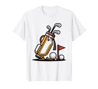 Golf Widow Club Logo Crest Badge Abandoned Wives Wife Golfer T-Shirt