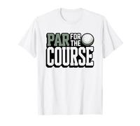 Golf Widow Wife Par Course Marriage Pun Humor T-Shirt