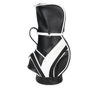 Golf Wine Cooler Bag, Wine Bottle Holder, Bottle Cooler Bag, Premium Pu Leather Exterior, Convenient Multi-Pocket Storage, 12.99x4.72x4.72 Inches, for Beach Trips, Golf Days, and Parties