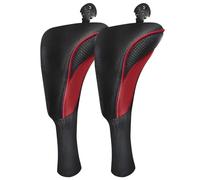 Golf Wood Headcovers Driver Fairway Hybrid Interchangeable Number Tag 2 3 Pack Set, Golf Club Covers Protective Zipper Fit All Wood Clubs (Berry-2 Hybrid)