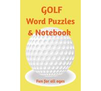 Golf Word Puzzles and Notebook: Fun Golf Brain Teasers, Word Search, and Writing Space for Golf Lovers