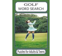 Golf word search book: Word searches with easy to read print about golf, golfing, sport and more | 6x9 inches, 110 pages | 50+ puzzles... gift for vacations, holidays and free times