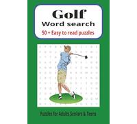 golf word search: Golf-Themed Word Search Puzzle Book: 50+ Puzzles with Answers for adults and teens, 6x9 inches (110 pages|gift, golf lovers
