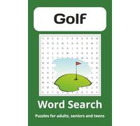 Golf Word Search Puzzle Book: Fun & Relaxing Golf-Themed 20 Puzzles for Adults, Seniors & Golf Lovers | Large Print Brain Games Featuring Clubs, Courses, Terms & More
