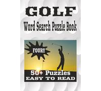 Golf Word Search Puzzle Book: Golf Themed Word searches with easy to read print. Perfect Gift for Golfers | 6x9 Inches, 110 Pages, 50+ Puzzles