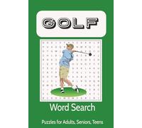 Golf Word Search Puzzle Book: Word Searches with Easy to Read Print about Golf, Playing Golf, and Watching Golf | 6 x 9 inches, 110 pages | 50+ Puzzles...Gift for Vacations, Holidays, and Leisure