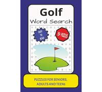 Golf Word Search: Word Search with Easy to Read Print about Golf, Puzzle Book, Golf Activity, Brain Games, Players and More : 6x9 inches: ... (Sports and Activities Word Search Book)