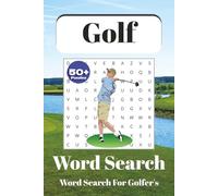 Golf Word Search: Word Searches with Easy to Read print about Golfing, Golf clubs & shots | 6x9 inches, 110 Pages | 50+ Puzzles ... Gift for Vacations, Holiday and Free Time.