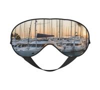 Golf Yacht Club Print Outdoor Travel Stylish Eye Mask Adjustable Sleep Camping Meditation Relaxation