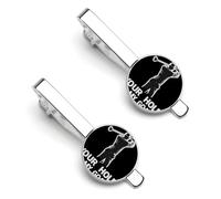 Golf Your Hole Is My Goal Men's Tie Clips Necktie Bar Pinch Clip Set of 2 Formal Business Wedding Accessories