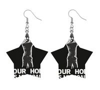 Golf Your Hole Is My Goal Women's Earrings Wooden Pendant Dangle Jewelry Stylish Accessories for Party