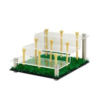 golfBall Display - Wall Mount Wood golfBall Cabinet, UV Protected | Preserves Collectible Balls, Prevents Dust And Damage, Organizes Trophy Balls Neatly, Provides clear views, Perfect Desktop Stand