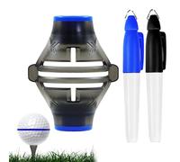 Golfball-Marker- Golfball-Marker, Golfballmarkierer Golfball Strichzeichnung Markierung | Dreifach, Golfball-Linienmarkierungswerkzeug, Werkzeug Zur Ausrichtung Und Identifizierung Von Golfbä