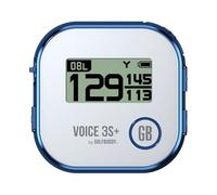 GOLFBUDDY Voice 3S+ Talking Golf GPS Rangefinder | Clip-On Hat GPS with Slope On/Off | Audio Distance to Front/Center/Back | 40,000 Courses | 18-Hour Battery | No Subscription Fees (Blue)