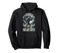 Golfer Bigfoot Golfing Sasquatch Not All Who Wander Are Lost Pullover Hoodie