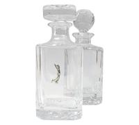 Golfer Cut Crystal Glass Decanter & Golf Ball Style Stopper 156