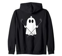 Golfer Halloween Funny Ghost Costume Zip Hoodie