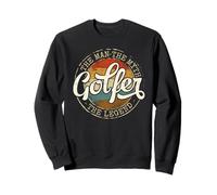 Golfer The Man The Myth The Legend Vintage Stamp Golfing Sweatshirt