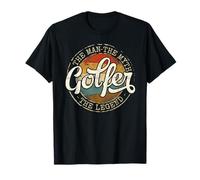 Golfer The Man The Myth The Legend Vintage Stamp Golfing T-Shirt
