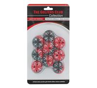 Golfers Club Collection The Dual Colour Practice Balls - Red/Black